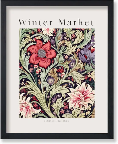 Vista 55 de Poster Master A Holly Jolly - Póster navideño, arte de invierno, diseño de pared moderno, regalo para hombres y mujeres, gran decoración para sala