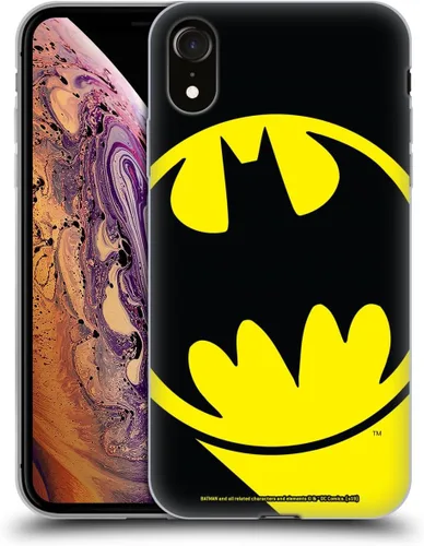 Vista 412 de Head Case Designs Funda de gel con licencia oficial de Batman DC Comics Bat Signal Logos [protección de grado militar] compatible con Apple iPhone 7