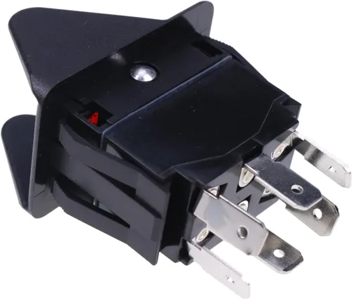 Vista 4 de JZGRDN Interruptor basculante de 6 terminales 30T37620 compatible con camión volquete Muncie