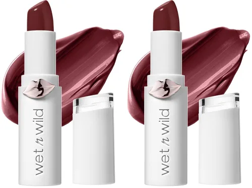Vista 16 de wet n wild labial de color con alto brillo y mega duración Ropa fuera