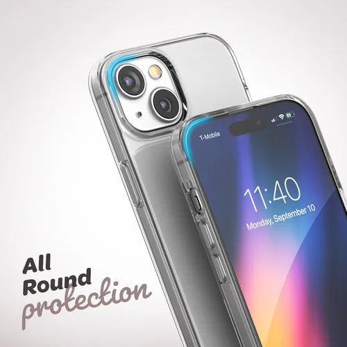 Vista 3 de ENCASED Funda con lazo para dedos, diseñada para iPhone 15 Plus (2023), funda de agarre con correa de mano con soporte de silicona suave al tacto