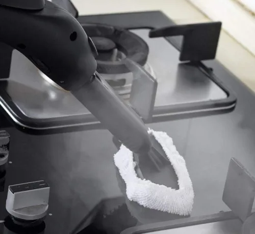 Vista 3 de Limpiador de vapor a presión de alta temperatura Máquina de limpieza portátil para el hogar multifuncional Aire acondicionado Lampblack máquina Rojo