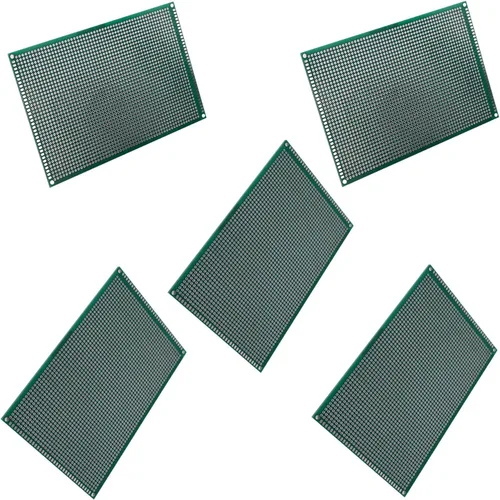 Vista 17 de Heyiarbeit Placa PCB de doble cara de 3.1x4.7 in, estañada a través de agujeros, circuito impreso universal, placa de proto para soldadura de 1pcs