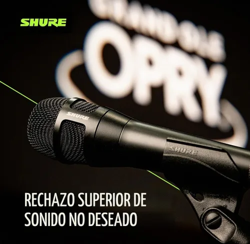 Vista 5 de Shure Nexadyne - Micrófono vocal dinámico cardioide 8/C con tecnología Revonic Dual-Engine - Micrófono con cable XLR para voces en vivo, grabación