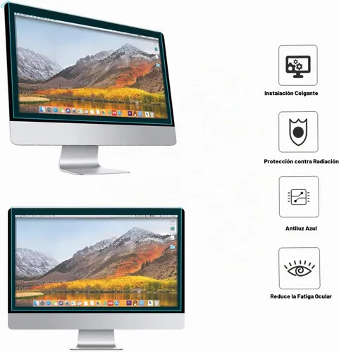 Vista 4 de MOSISO - Protector de pantalla con bloqueo de luz azul para computadora