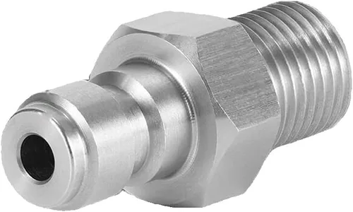Vista 12 de Conector BSPP de 1/8 a 0.315 in Plug Fill Nipple Foster Set de desconexión