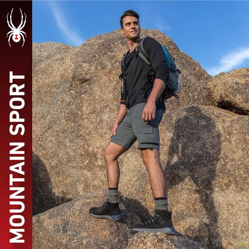 Vista 2 de Spyder Mens Blacktail Hiking Boot Waterproof Leather Increased Traction