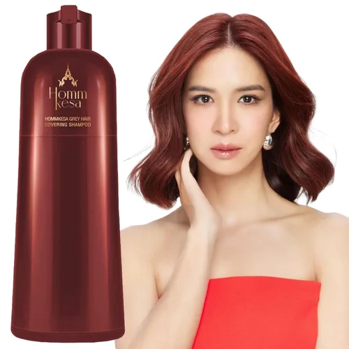 Vista 5 de Champú para cubrir el cabello gris - Champú de tinte para cabello 3 en 1 premium para cabello gris (marrón oscuro)