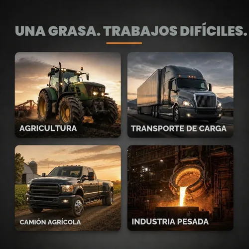 Vista 4 de TRIAX Grasa Spheron, súper resistente, roja, alta temperatura, ultra pegajosa, presión extrema, prácticamente impermeable; para quinta rueda