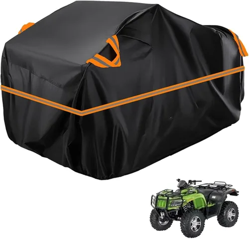 Vista 172 de Cubierta para ATV impermeable compatible con Arctic Cat H1 EFI TRV Cruiser 4x4 2011, cubierta de 210D para vehículos de 4 ruedas, cubierta para quad