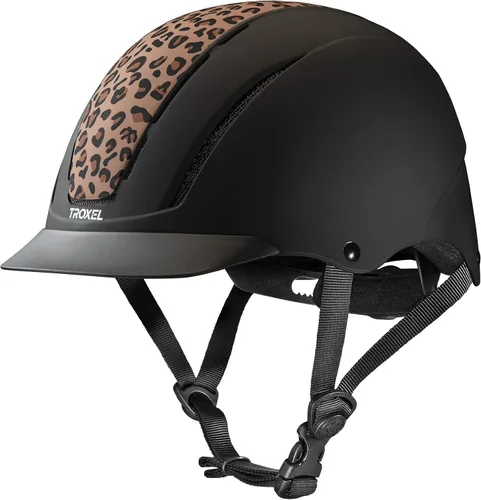 Vista 16 de Troxel Spirit Duratec Casco de equitación de cobertura completa, diseño ajustable de perfil bajo, equipo de equitación de seguridad
