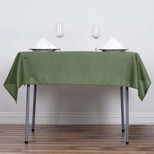 Vista 79 de Efavormart - Mantel rectangular de poliéster, 90 x 156 pulgadas, color borgoña, 5 unidades, para bodas, fiestas, restaurantes