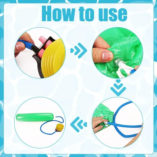 Vista 3 de Palos inflables para piscina de 41.3 pulgadas, fideos inflables coloridos de PVC, juegos de agua al aire libre, juguete para piscina, flotador