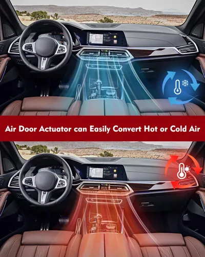 Vista 4 de cciyu Actuador de puerta de aire A/C mezcla de temperatura Actuador de puerta de repuesto para 2003 2004 2005 2006 2007 para Honda Accord 79160SDAA01