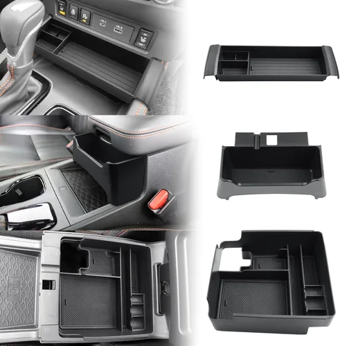 Vista 14 de CDEFG 2Pcs for 2022-2026 Nissan Frontier Center Console Organizer Tray