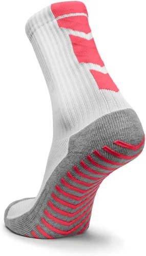 Vista 6 de FLITE SPORTS Calcetines antideslizantes para fútbol, fútbol sala, LAX, Pickleball, calcetines de neón para hombres y mujeres
