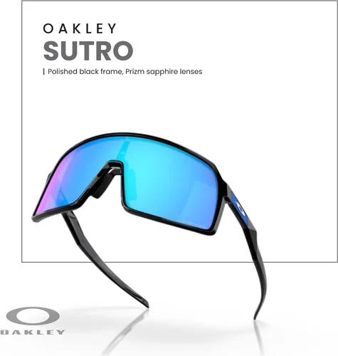 Vista 54 de Oakley Sutro OO9406 / OO9462 - Lentes de sol para hombre, kit de correa de accesorios, bolsa de microfibra