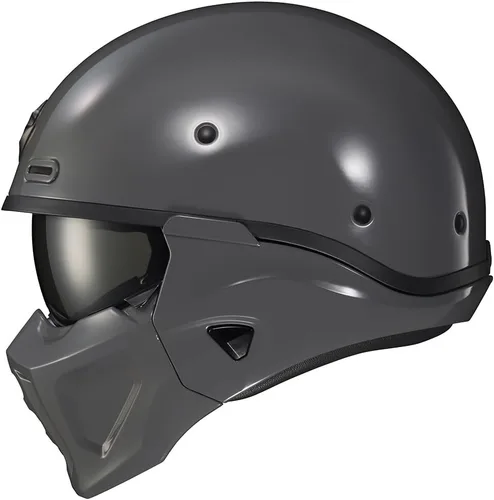 Vista 7 de ScorpionEXO Covert X Casco de Motocicleta de Cara Abierta Media Carcasa 3/4 Modo Listo para Comunicación Bolsillos para Altavoces DOT