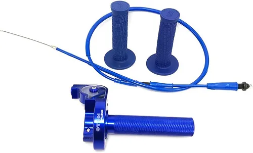 Vista 4 de 7/8 pulgadas 0.866 in acelerador Twist Grip CNC aluminio con cable de acelerador y agarre de manillar para 50cc 125cc 150cc 250cc Dirt Bike