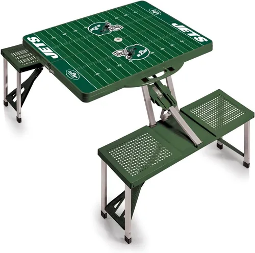 Vista 23 de Picnic TIME NFL Football Field Folding Picnic Table, Camping Table, Outdoor Table with Umbrella Hole