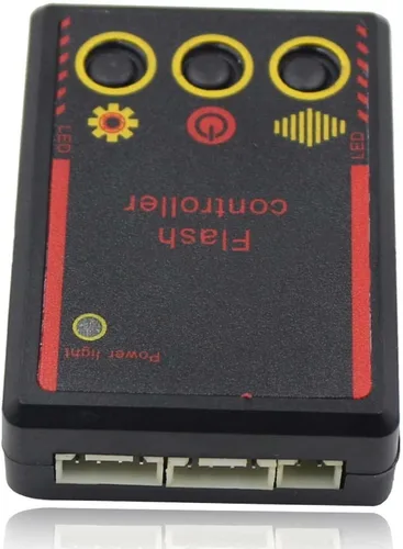 Vista 4 de Coche camión 4W estroboscópico emergencia advertencia flash águila ojo luz faro blanco