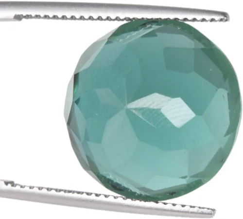 Vista 4 de GEMHUB 16.00 Ct Amatista verde brasileña Forma redonda Amatista verde, amatista verde Piedra preciosa suelta para joyería BL-959, Gema, Amatista