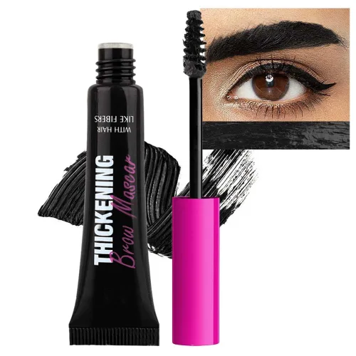 Vista 15 de Máscara de Cejas con Tinte Espesante, Esculpe Rápido las Cejas, Impermeable, A Prueba de Transferencia, Cepillo para Rellenar las Cejas y Cubrir
