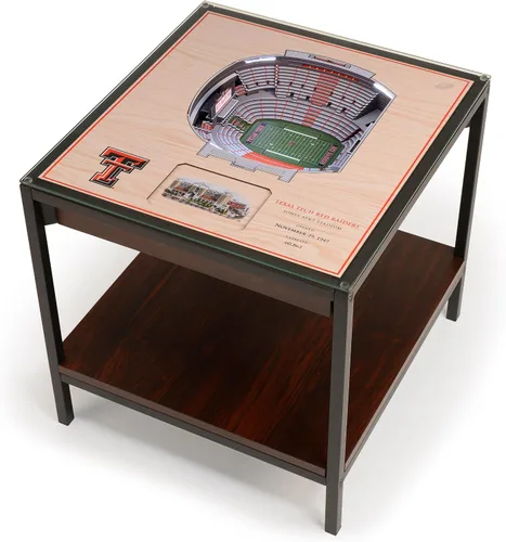 Vista 10 de YouTheFan NCAA - Mesa auxiliar iluminada StadiumView de 25 capas