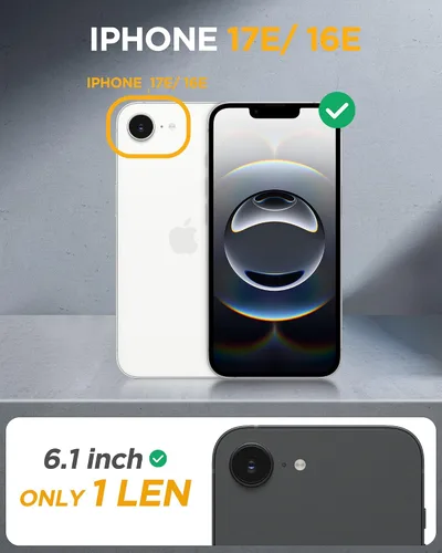 Vista 245 de Miracase Serie de vidrio para iPhone 11 de 6.1 pulgadas, funda protectora de cuerpo completo resistente mejorada con protector de pantalla de vidrio