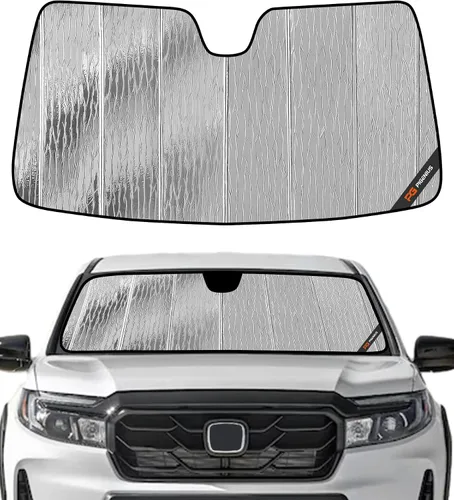Vista 18 de Pigenius Parasol para parabrisas Honda Pilot 2016-2021, Ridgeline 2017-2021. Sin cámara de detección - Salvaguardia