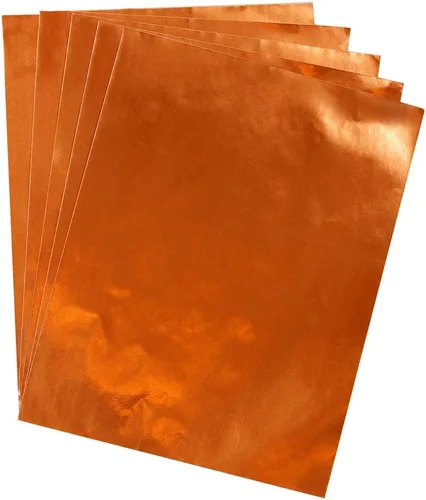 Vista 15 de Hygloss Papel de aluminio metálico para artes y manualidades, actividades de aula y artistas, decoración de fiestas o vacaciones, 8.5 x 11 pulgadas