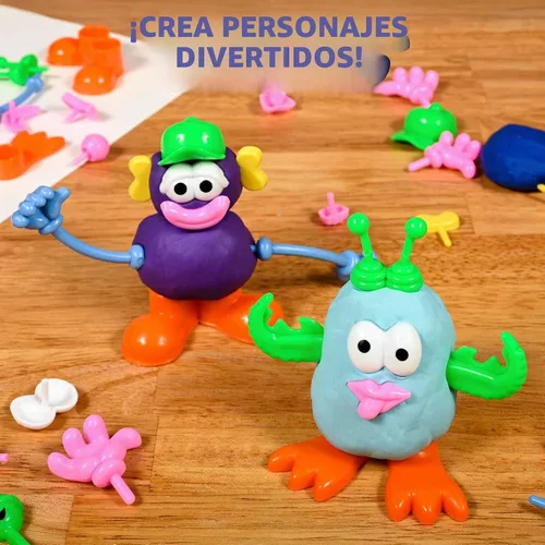 Vista 4 de READY 2 LEARN Accesorios para personajes de masa, juego de 52, 21 formas