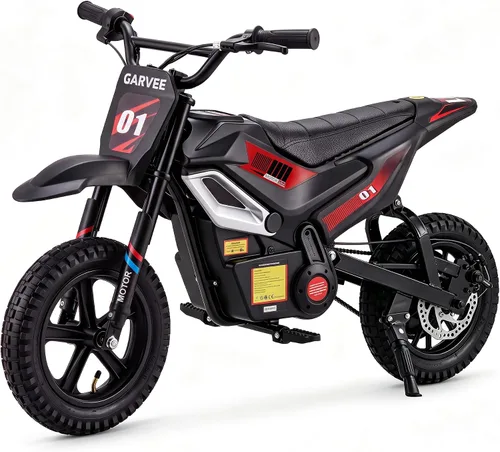 Vista 11 de Garvee Bicicleta de cross eléctrica de 24 V para niños de 5 +, 12 MPH Greena