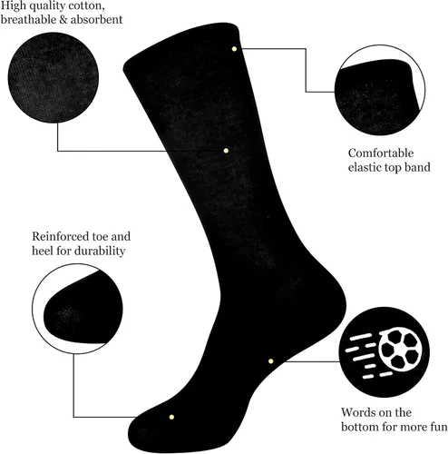 Vista 2 de Belloxis Regalos de lobo de guitarra de golf para hombres, regalos para niños de 13 años, calcetines de jubilación, calcetines divertidos