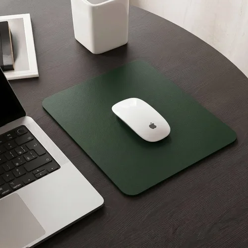 Vista 19 de WAYBER Protector de cuero para escritorio, alfombrilla de mouse impermeable, alfombrilla de escritorio de poliuretano, cubierta de escritorio