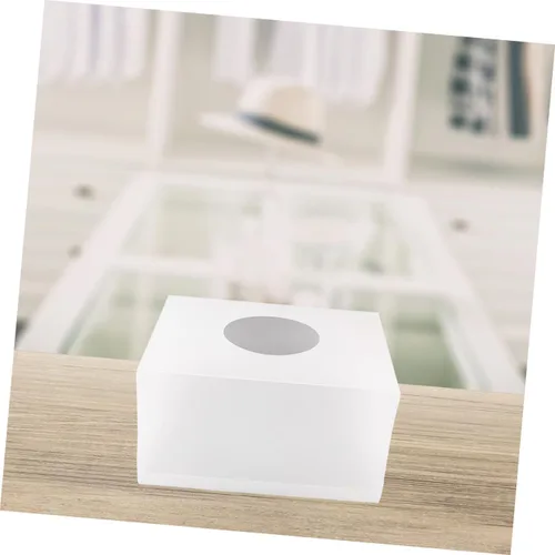 Vista 8 de Caja de plástico para rifa, caja de boletos, caja de sugerencias vacía, caja de donación, caja organizadora de escritorio para concurso de votación