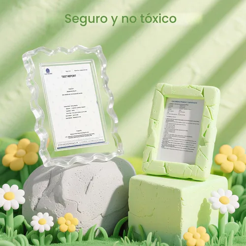 Vista 5 de Kit de arcilla seca al aire, 12 arcillas para modelar de animales para niños, arcilla Model Magic con herramientas de escultura y tutoriales, segura