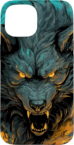Vista 6 de Fenrir Wolf - Funda para iPhone 17, diseño de mitología nórdica