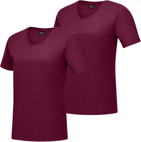 Vista 10 de Hanes Women's Nano Premium Cotton V-Neck T-Shirt Pack