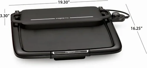 Vista 8 de Presto 07023 XL Cool-Touch Plancha eléctrica y calentador Plus