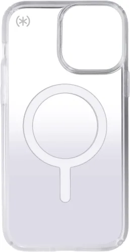 Vista 3 de Speck Presidio Perfect Clear - Funda transparente para Apple iPhone 13 Pro Max / 12 Pro Max, color desvanecimiento de la atmósfera