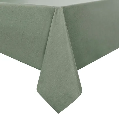 Vista 17 de Romanstile Mantel de PVC 100% impermeable, cuadrado, a prueba de derrames de aceite, resistente a las manchas, manteles de plástico fáciles de Beige