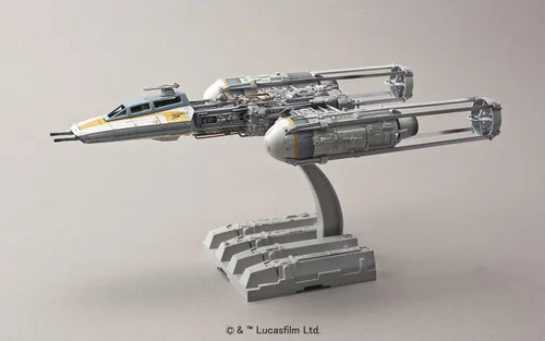 Vista 5 de Bandai Hobby, Star Wars 1/72 Y-Wing, kit para construir Starfighter