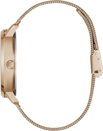 Vista 2 de GUESS Reloj clásico con esfera de diamante de 1.575in, Oro