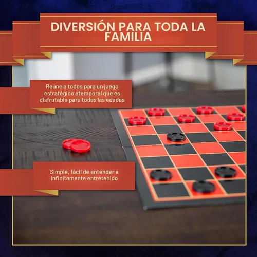 Vista 3 de Continuum Games Damas Family Tradiciones Juegos de mesa durante 72 meses a 1188 meses