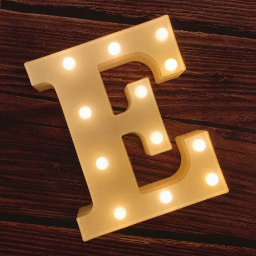 Vista 7 de MUMUXI Letras iluminadas de marquesina que funcionan con pilas, luces LED del alfabeto, para fiestas, bodas, cumpleaños, Navidad, decoración