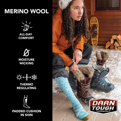 Vista 7 de DARN TOUGH (8022) Traverse OTC ligero con cojín con espinilla acolchada para mujer