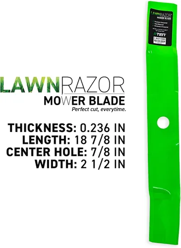 Vista 2 de 8TEN LawnRAZOR - Cuchilla para John Deere X949 Z445 Z520A Z535R Z540R M653 X710 X730 54 pulgadas cubierta M135334 (triturado) paquete de 3