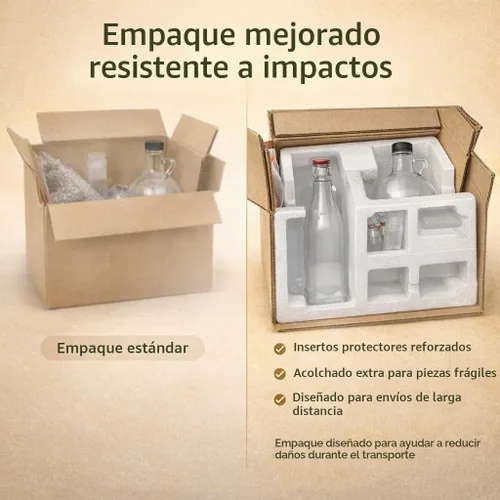 Vista 3 de Kit completo de fabricación de hidromiel para principiantes, fermentación Carboy de vidrio de 1 galón