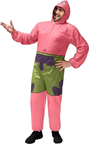 Vista 2 de Rubies Mono clásico de Bob Esponja Patrick Star para adultos unisex